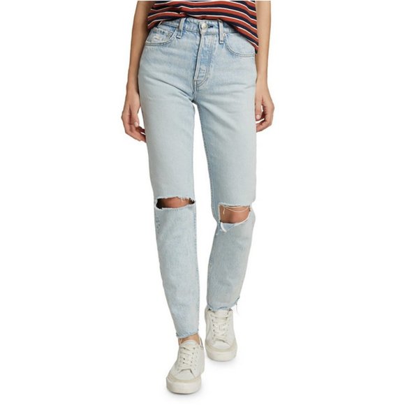 NEW rag & bone Size 30 (8-10) Women's Maya High-Rise Ankle Crop Slim Jeans - Picture 4 of 7
